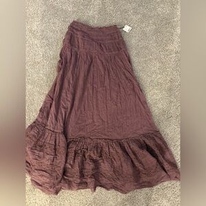 Free people Purple Maxi Skirt